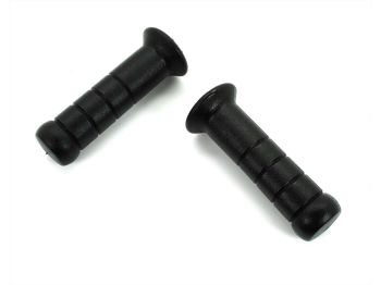 Rubber grip Domino Black 120mm 22/24mm for Piaggio, SI FL