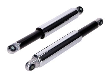 Suspension struts IMCA chrome black 360mm bushes 10mm for Kreidler, Florett K54