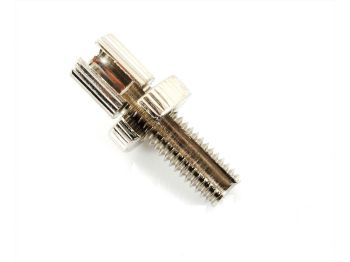Adjusting screw knurl M8 x 25mm 3mm hole for moped, moped, mokick