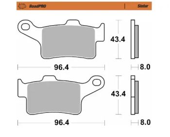 BRAKE PAD SINTER FRONT