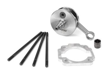 Crankshaft set -BGM Pro Racing full circle web, 54mm stroke, 105mm conrod- Vespa PK125 XL2, PK125 ETS (Ø=24mm cone)