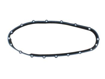Engine cover gasket set -BGM PRO silicone- for Lambretta LI 125-150, LIS, SX, TV (series 2-3), DL/GP 125-200 - 10 pcs