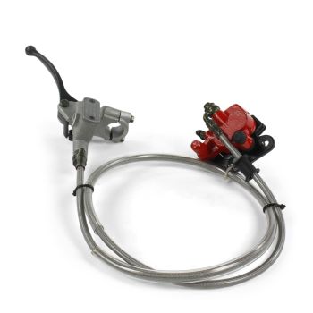 KIT FREIN AVANT DOUBLE PISTON HIX ROUGE