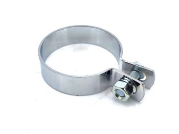 Exhaust clamp chrome 60mm 18mm for Zündapp, Kreidler, Hercules, Puch, Simson, KTM, DKW, Miele, Göricke, Gritzner, Zündapp Bergsteiger, M 25, 50