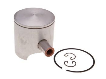 piston kit Polini 70cc 47.6mm 12mm piston pin (A) for Piaggio, Minarelli