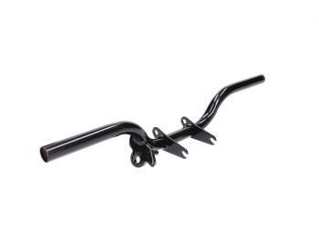 footrest rod black w/ side stand holder plate for Simson S50, S51, S70, S53, S83