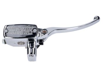 front brake cylinder w/ lever chromed for GY6 Grand Retro (handlebar d=25mm)