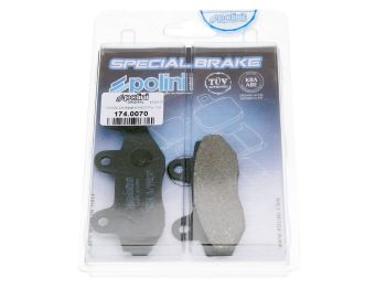 brake pads Polini organic for Kymco, Peugeot