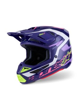 HELMET SM7 DEED PURPLE/PINK XL