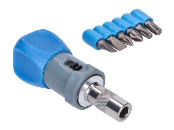 stubby ratchet screwdriver set 7-piece
