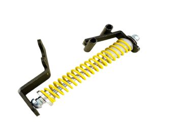 engine spring / engine mount Doppler ER1 complete, yellow for MBK 51 moped