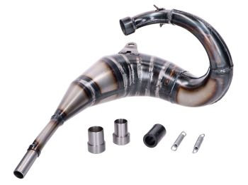 exhaust Giannelli Enduro for Peugeot XP6 SM 50 2006-2007, Motorhispania Furia Max 50