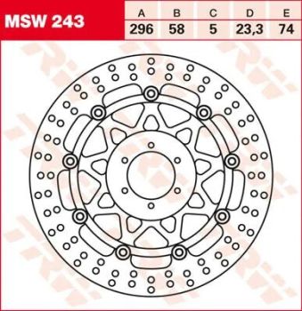 ROTOR TRW MSW243
