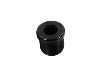 Telescopic fork lock screws plastic black with O-rings for Zündapp K 80, 540 CS, CX, Hai 25, 50, 448