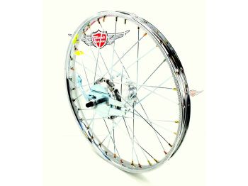 Rear wheel 1.2 x 17 inch chrome for Puch Maxi N, S