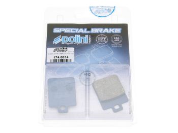 brake pads Polini organic for Race for Gilera Piaggio Vespa