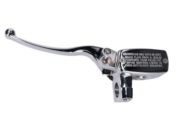 brake pump left 25mm Retro China scooter chrome for Benzhou, Firenze, Adly, Flex Tech