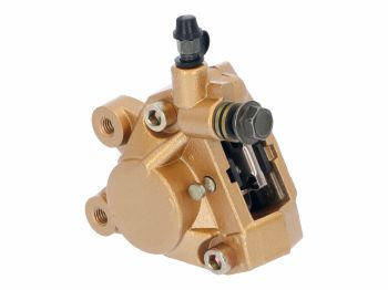 one piston brake caliper, front incl. pads for Yamaha Aerox, Neos, MBK Nitro, Booster, Ovetto, Gilera Runner, Stalker, Ice, Piaggio NRG, TPH 50