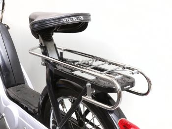 Rear luggage carrier -MOTO NOSTRA- Piaggio Ciao L, Ciao A -Chrome