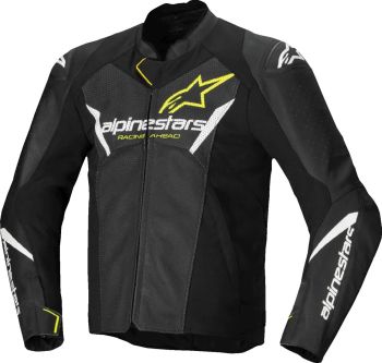 JACKET FSTR V3 AIRFLW LTHR BLK