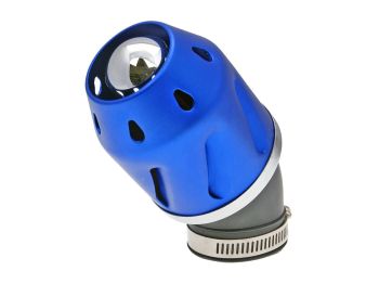 air filter Grenade blue bent version 42mm carb connection
