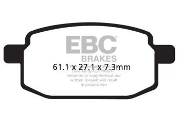 BRAKE PAD CARBON SCOOTER