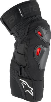 KNEE GUARD BIOPRO BLK/RD/WHT L