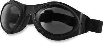 GOGGLE BUGEYE BLACK W/ SMOKE L
