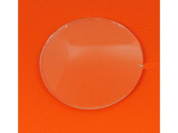 Speedometer glass curved outer diameter approx. 45.5mm thickness 2mm for Hercules Prima, M, 220, 219, Kreidler Flory, MF, MP, Simson Schwalbe, Zündapp Bergsteiger, Combinette,