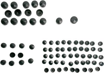 COVERS BOLT 07-08 FL BLK