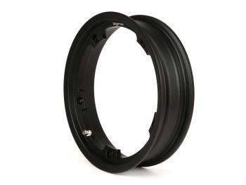 Wheel rim -BGM PRO tubeless 2.10-10 inch, aluminium- Vespa (type PX) - Vespa Smallframe V50, 50N, Special, PV, ET3, PK50-125 (S/XL/XL2), Largeframe PX, T5, Sprint, Rally, GT/GTR, LML Star, Deluxe - black