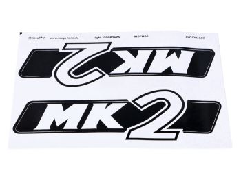 Sticker set MOGA 2 pieces 135mm x 47mm for Hercules MK