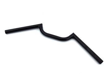 Handlebar black 560mm 80mm flat for Zündapp, Kreidler, Hercules, Puch, Simson