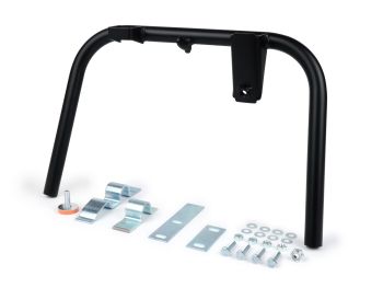 main stand BGM PRO V2 Soft Stop System 10 inch 20mm black for Vespa Smallframe 72- V50, V90, PV125, ET3