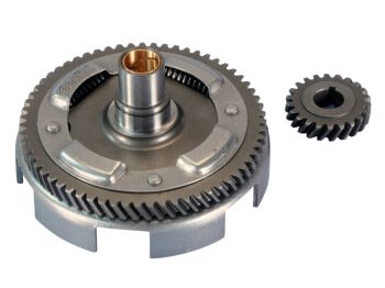 primary transmission gear up kit with clutch basket Polini 22/63 for Vespa PK, Special, XL 75, 100