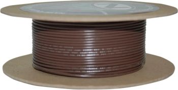 WIRE 18G 100' BROWN