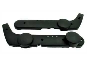 Side fairing RMS plastic black for Piaggio, Vespa Ciao