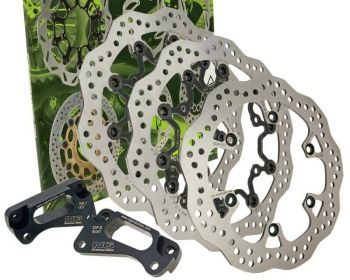 brake disc kit NG Wavy Oversize for Yamaha T-Max 500 (-2011) front + rear
