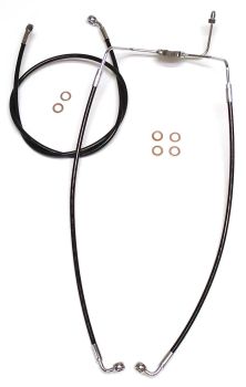 LINE BRAKE FRONT XR BLK