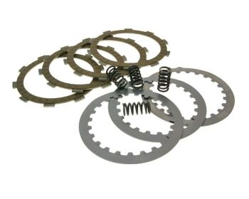 clutch plate / disc set Top Performances 4-friction plate type for Minarelli AM, Generic, KSR-Moto, Keeway, Motobi, Ride, 1E40MA, 1E40MB