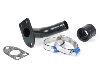 Intake manifold set without carburettor -BGM PRO Ø24mm fits Dellorto PHBL24/25, Polini CP23/24- Vespa GS150 (VS2-VS5), GS2 (VD1TS), GS3 (VD2TS)