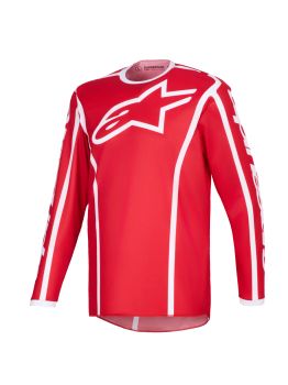 JERSEY FLUID APEX RED/WHITE M