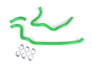 Coolant hose set -BGM PRO silicone 180°C- Vespa GT 125-200, Vespa GTL 125-200, Vespa GTS 125-300, Vespa GTV 125-250 - green
