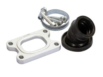 intake manifold Polini 360 23/28.5mm for Derbi D50B0, EBE, EBS w/ 23-24mm CP carburetor