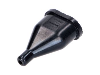 Rain protection cap Drilastic rubber black for Kreidler Florett RS, RM, TM, RMC, Cross, Mustang, Hercules Prima 5S, SX, 4 SL, 5 KX 5, XE K 50 SE, RE, Sprint, 75 GS, RL, Ultra, SB 3, Zündapp KS 125, RS Super, Sport, KTM Comet, DKW RT159, Puch Maxi N, S, P