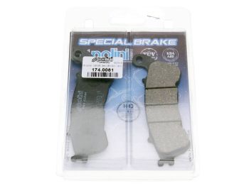 brake pads Polini organic for Honda Forza, S-Wing FES, Suzuki Burgman, Sixteen
