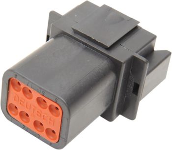 RECEPTACLE DEUTSCH BLK 8