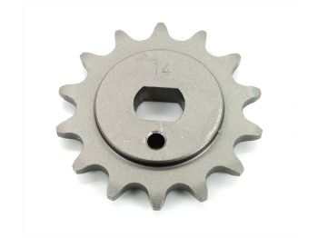 Sprocket reinforced 14 teeth 15x11mm for Kreidler Florett LF, LH, RMC, Flory moped, moped