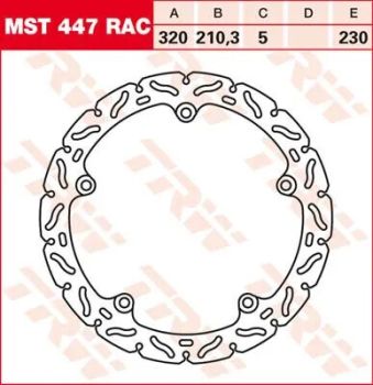BRAKE ROTOR FIX RAC L/R
