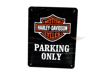 Sheet metal sign High approx. 200mm wide 150mm Strong colors for Harley
